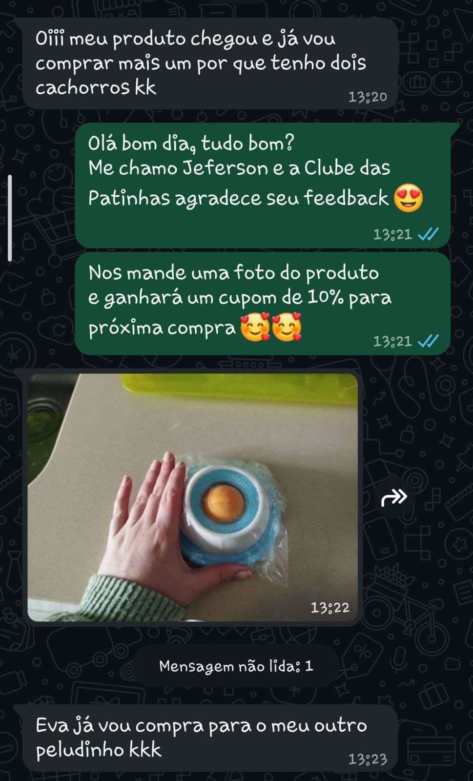Avalia&ccedil;&atilde;o real de cliente
